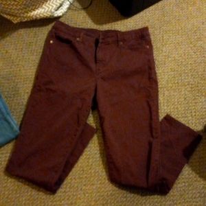 Jessica Simpson Maroon sz 12